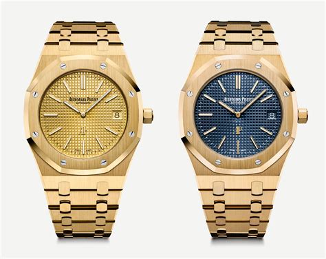 audemars piguet gold royal oak|royal oak price list.